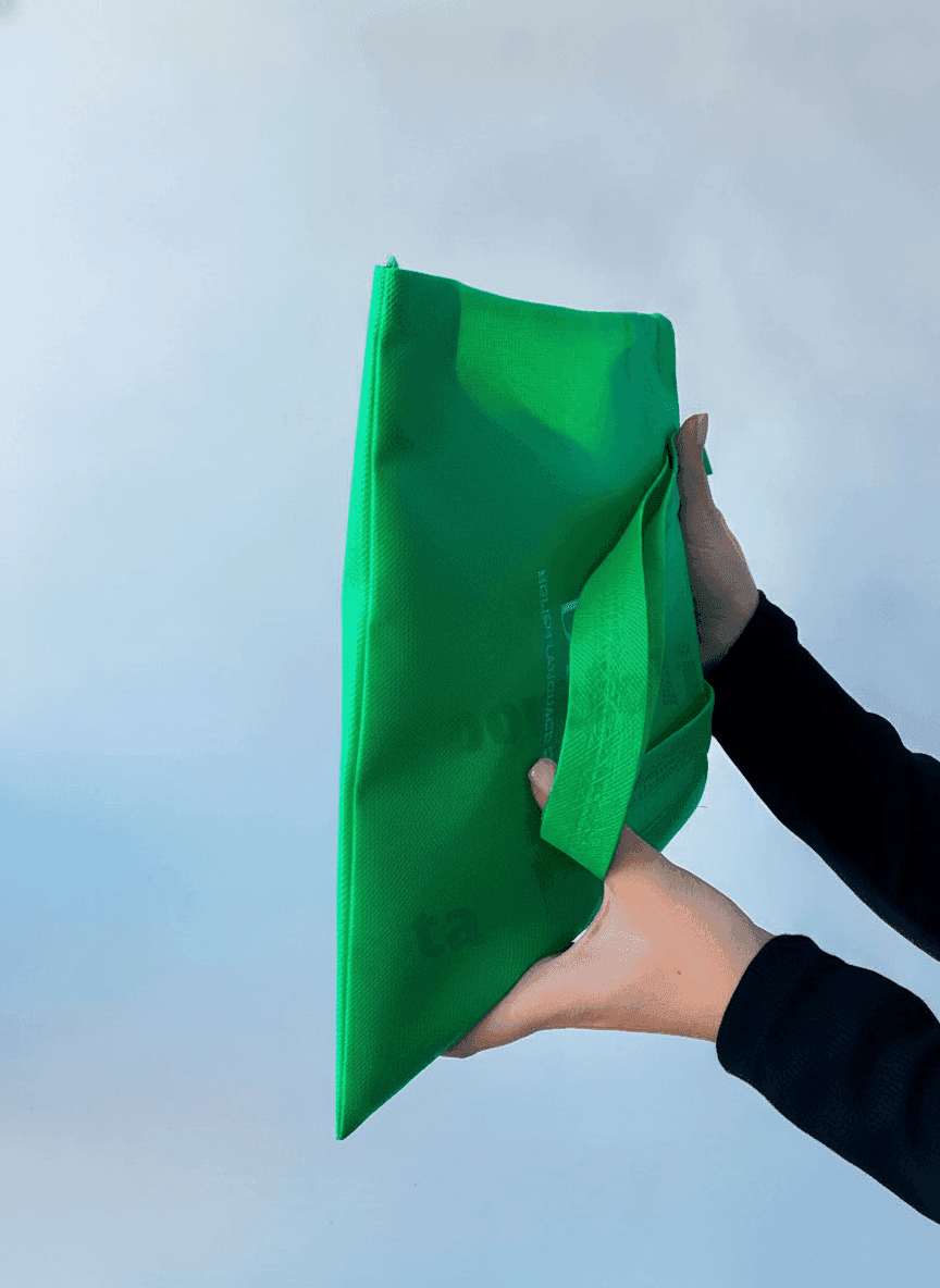 Green Spunbond Tote Bag