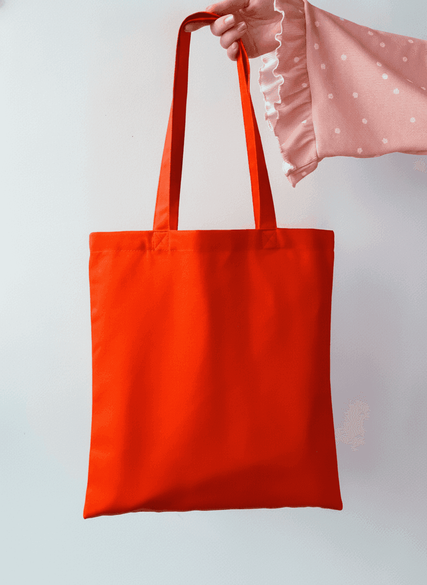 Twill Tote Red & Green