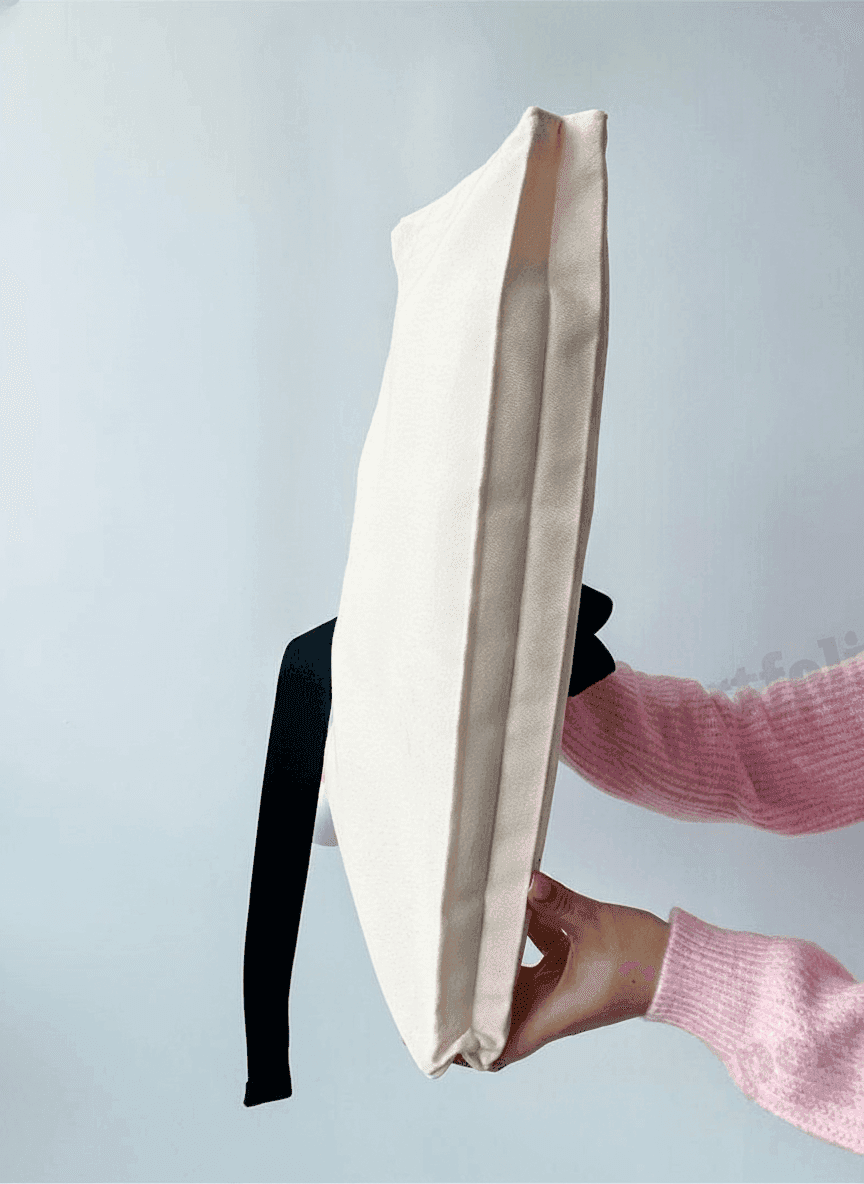 Heavy Cotton Tote Bag with Long Handles