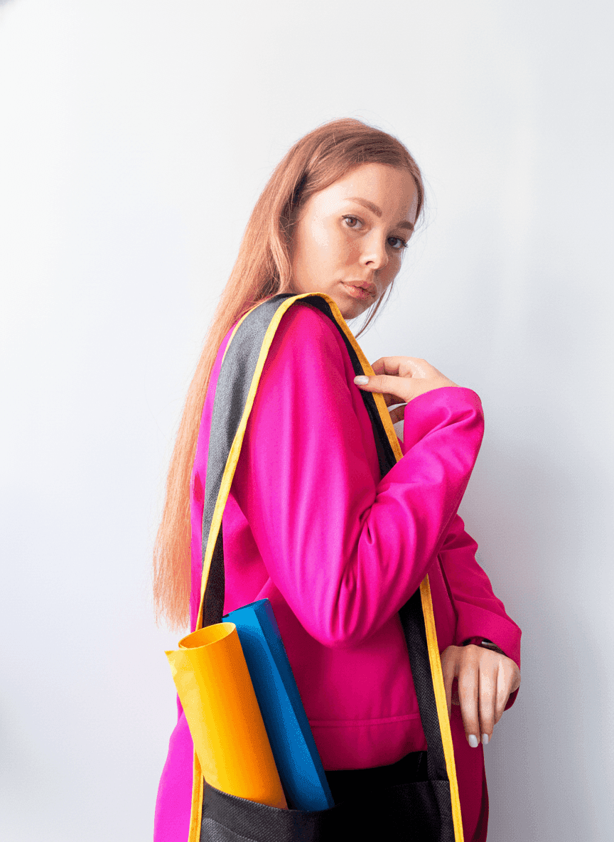 Spunbond Crossbody Tote Bag