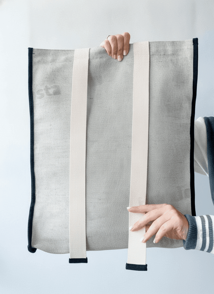 Canvas Tote Bag with Long Handles