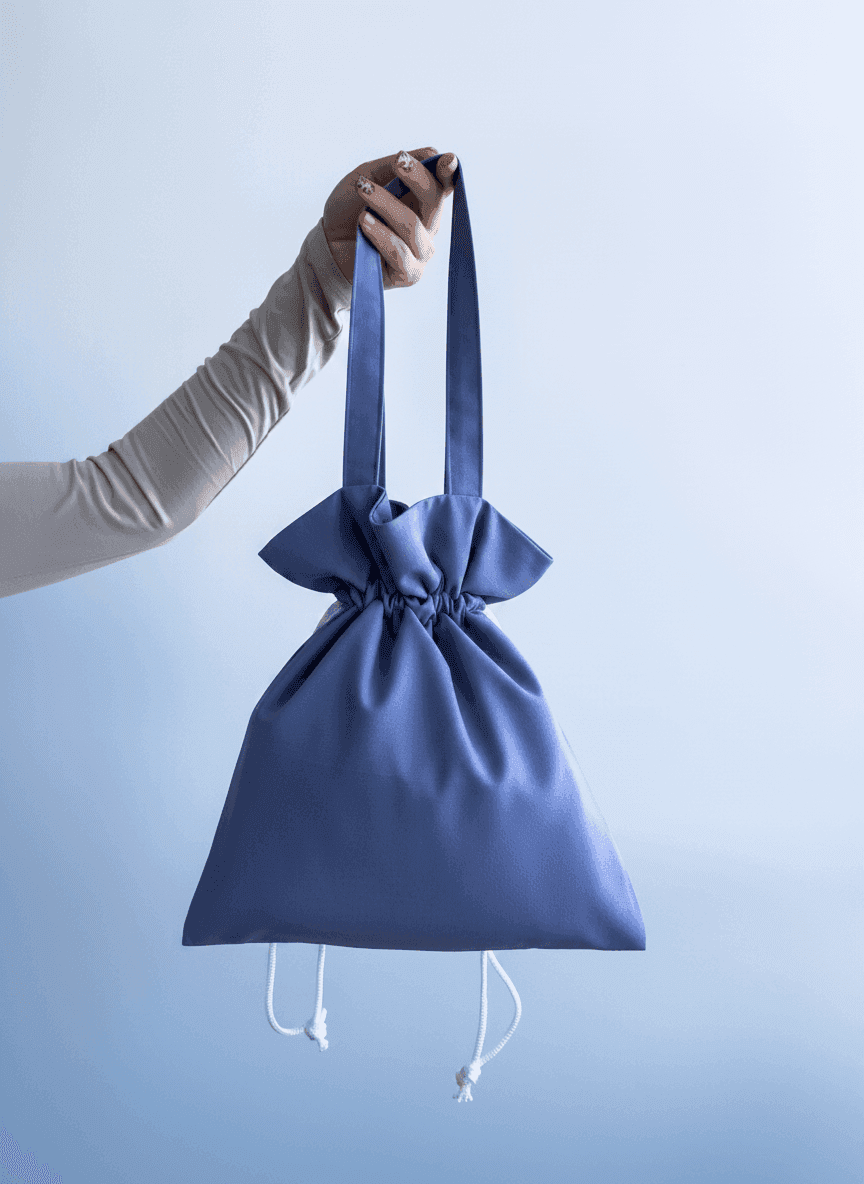 Шопер із бавовняної панами з подвійними ручками