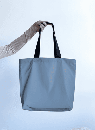 Шоппер из водоотталкивающей плащевки на плечо для покупок