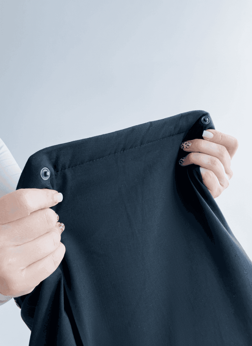 Прозрачный ПВХ тоут с прочными ручками-стропами для покупок