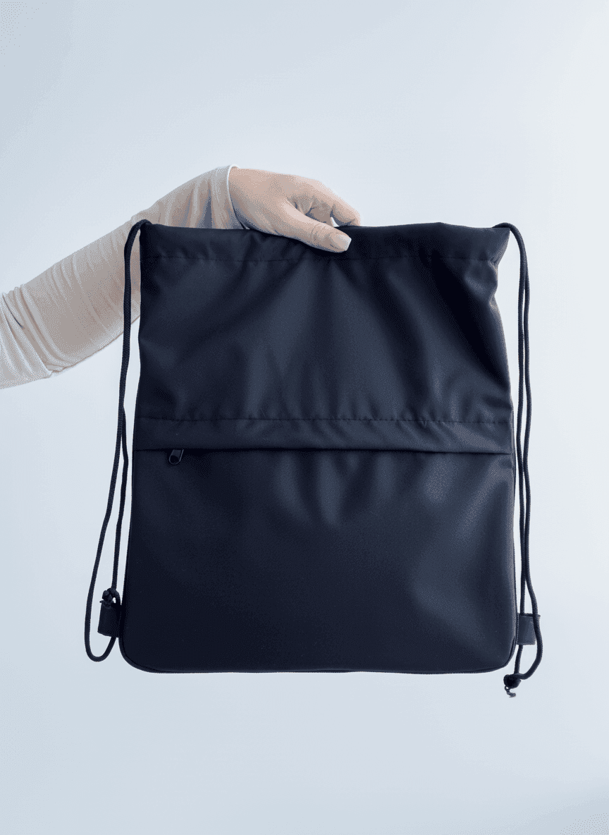 Мешок на шнурках из водоотталкивающей плащевки для спорта