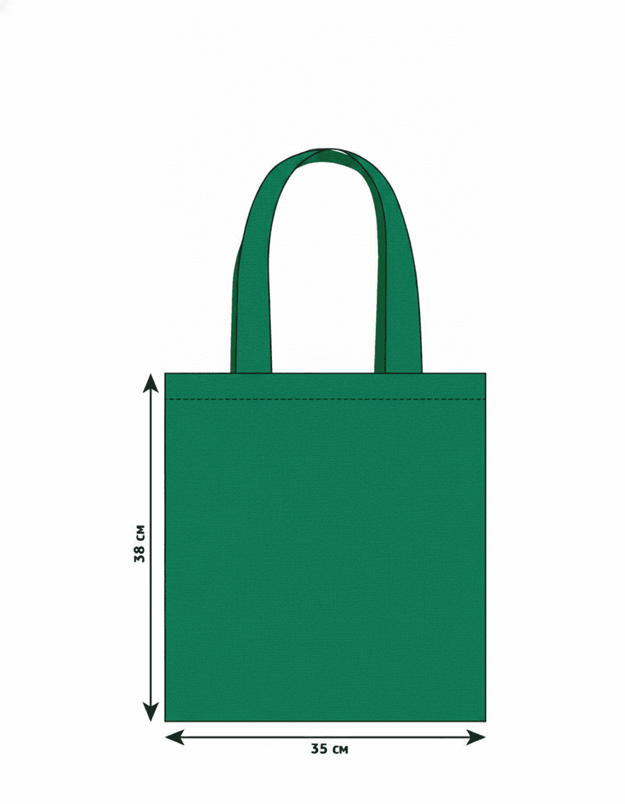 Twill Tote Red & Green