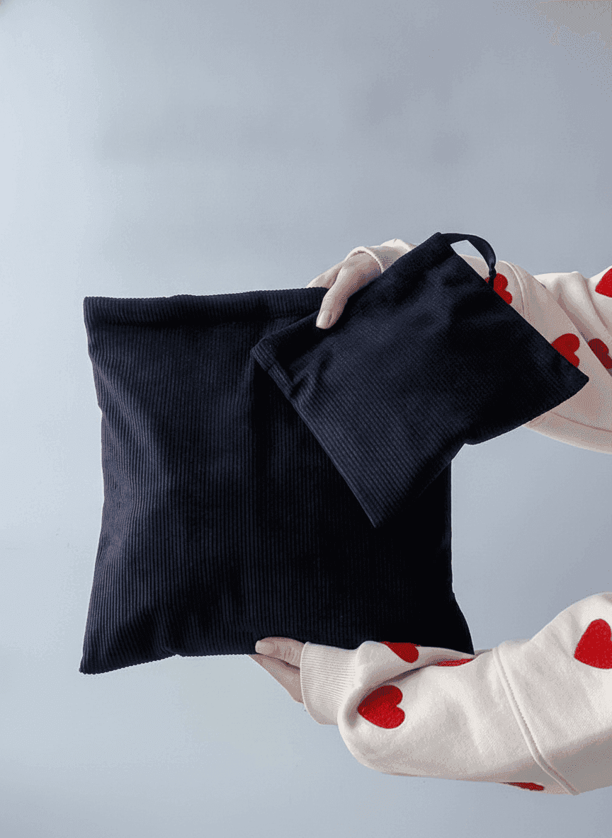 Black Velvet Pouch