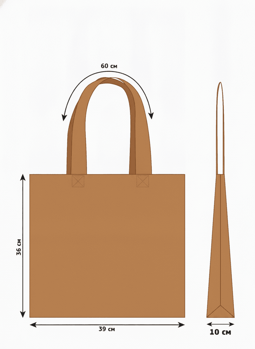 Mustard Tyvek Tote Bag with Base