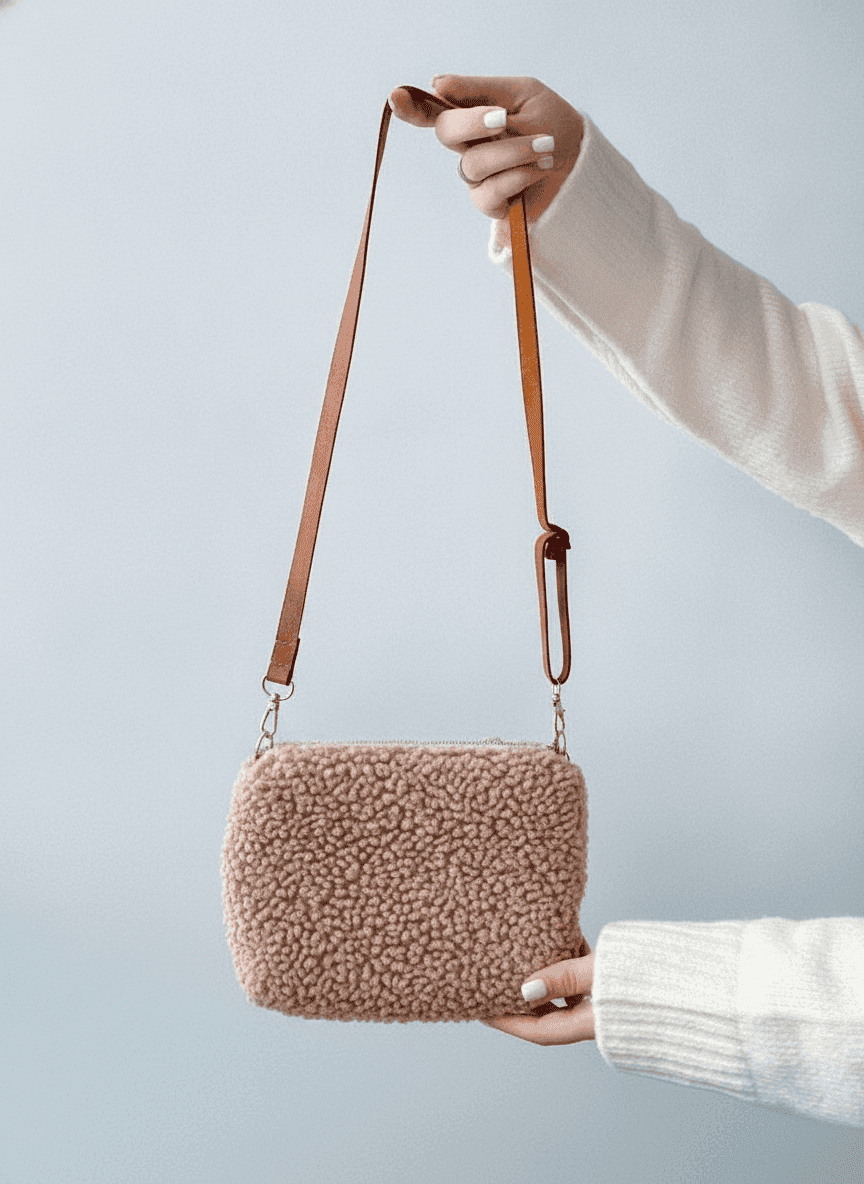 Shearling Pouch