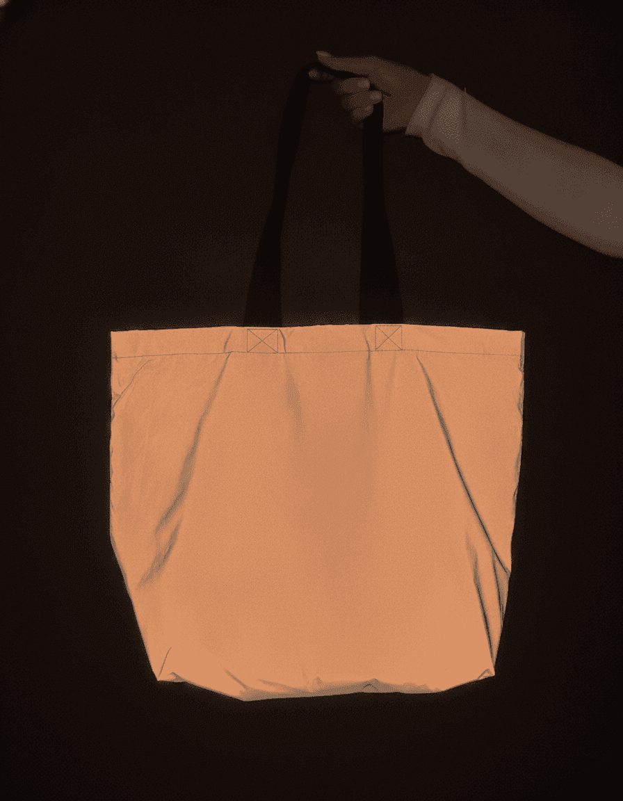 Reflective Raincoat Fabric Tote Bag