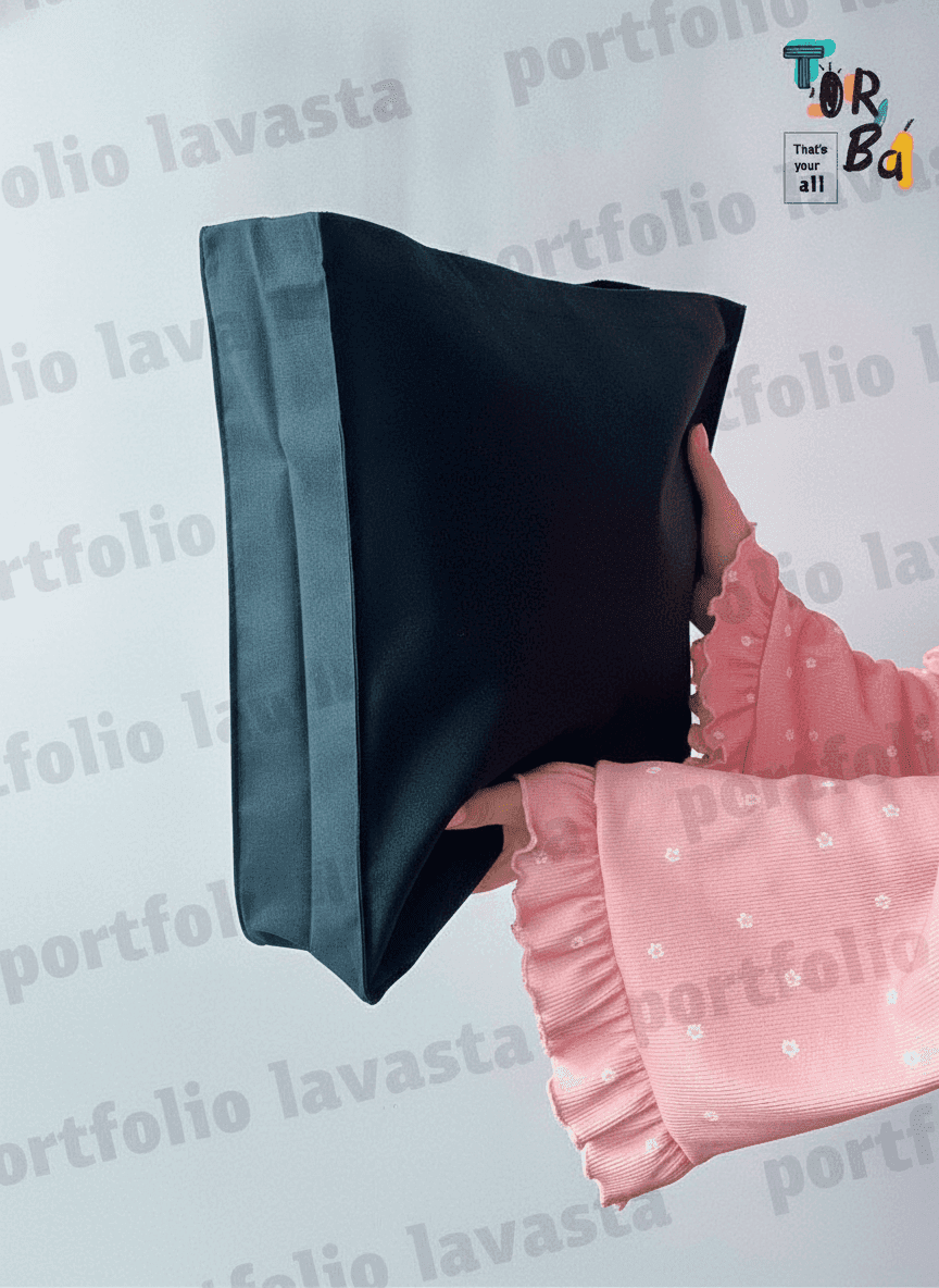 Spacious Twill Tote Bag
