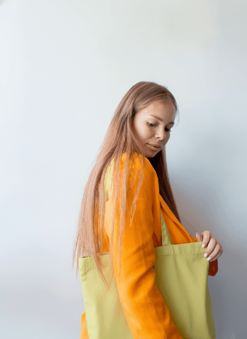 Sturdy Lime Green Square Tote Bag