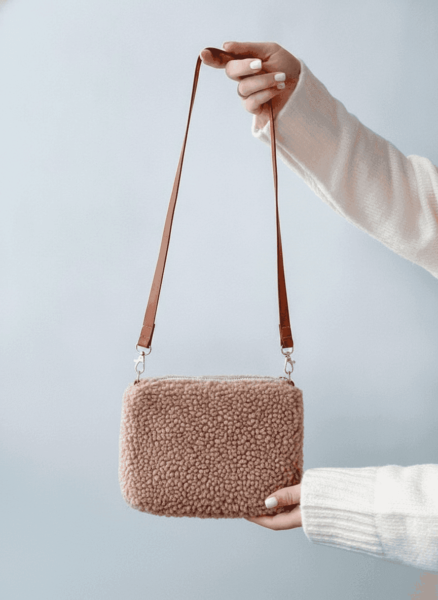 Shearling Pouch