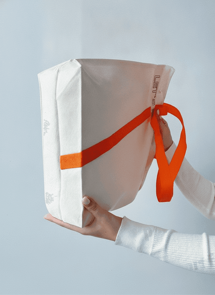 Eco Twill Tote Bag with Exterior Pocket