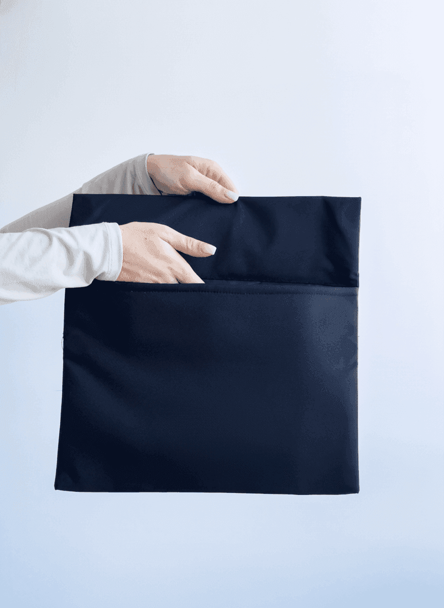 Плоский оксфордовий кейс з клапаном, водовідштовхувальний