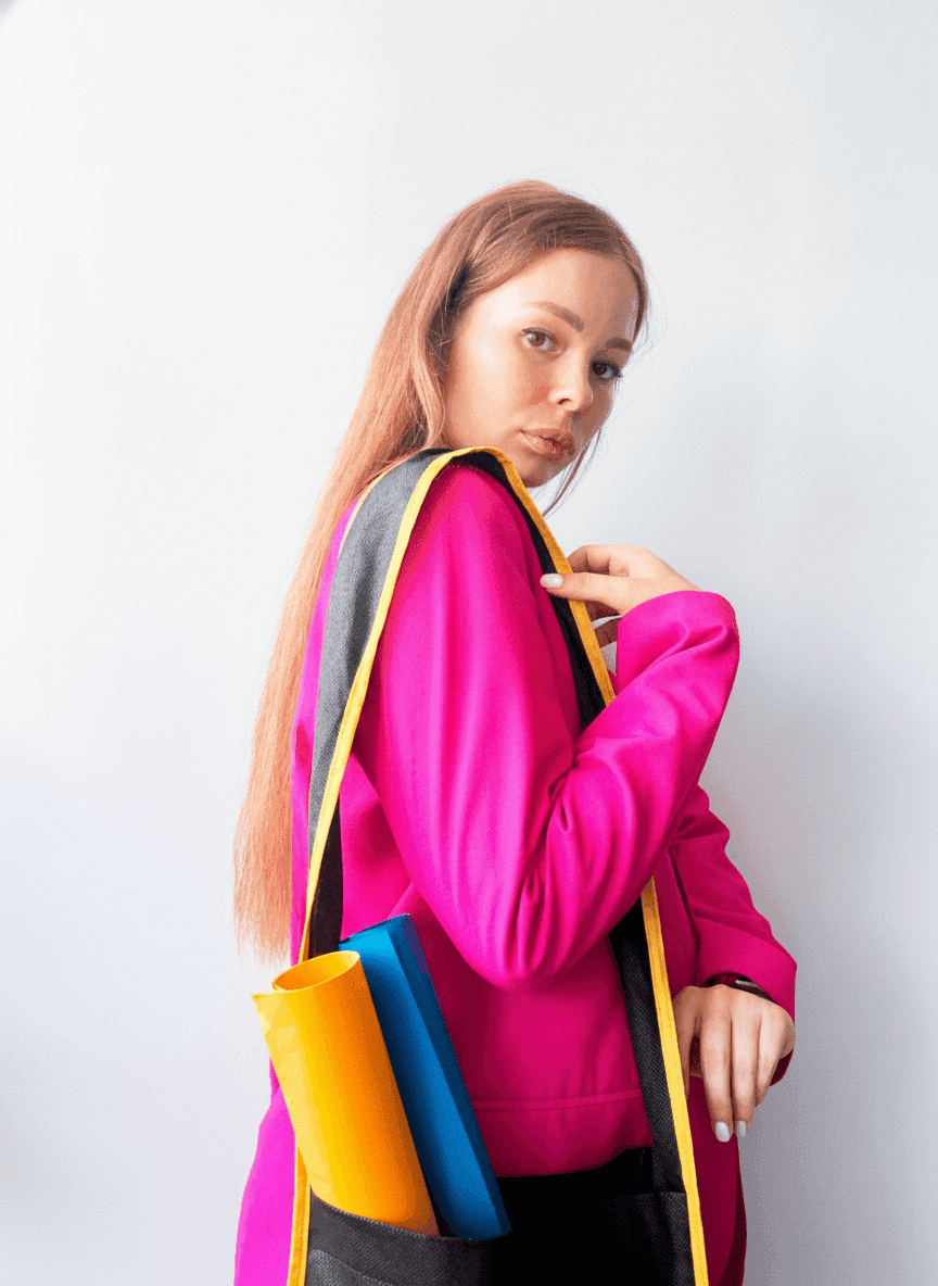 Spunbond Crossbody Tote Bag