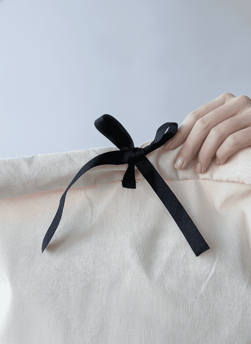 Drawstring Gift Pouch with Bow