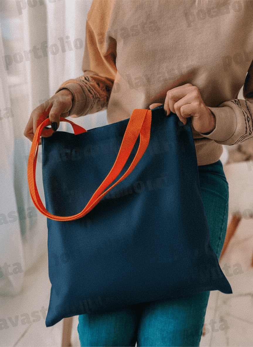 Velour Tote Bag