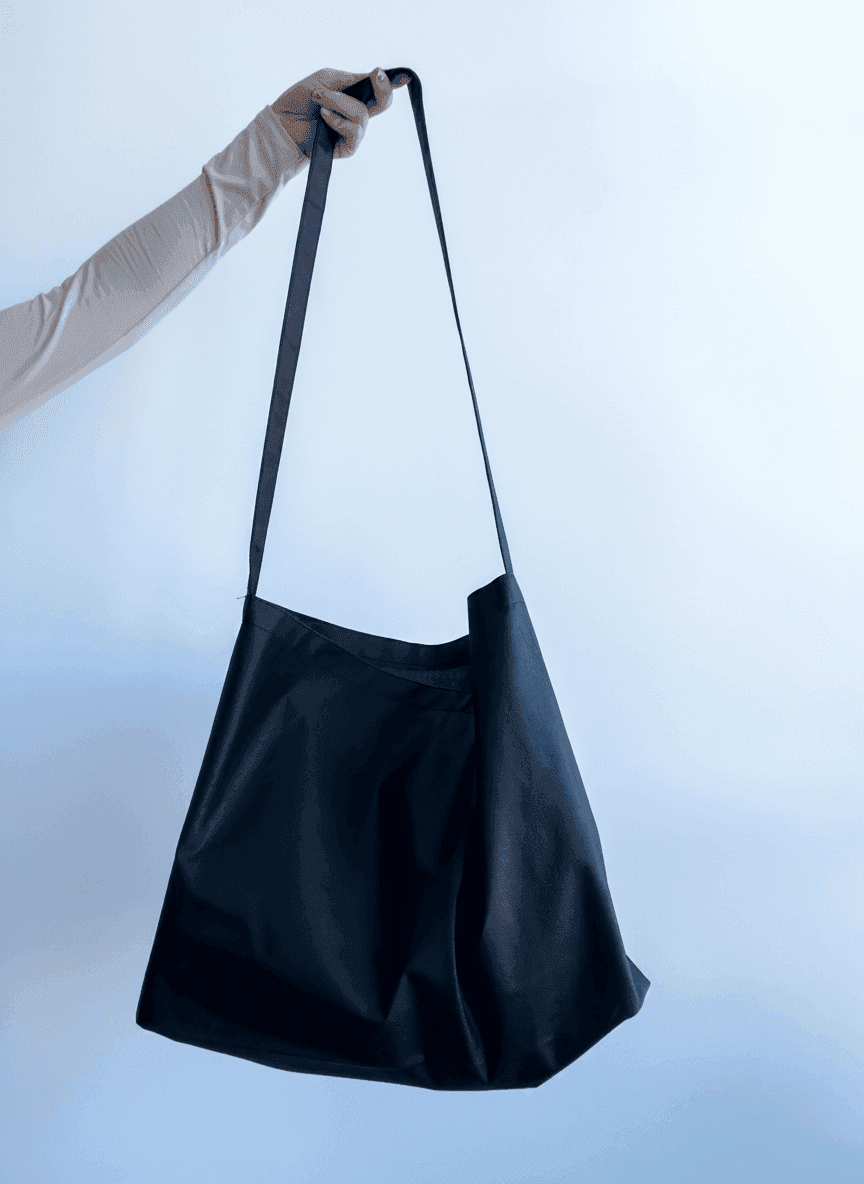 Шоппер из спанбонда и флизелина с длинными ручками для промо
