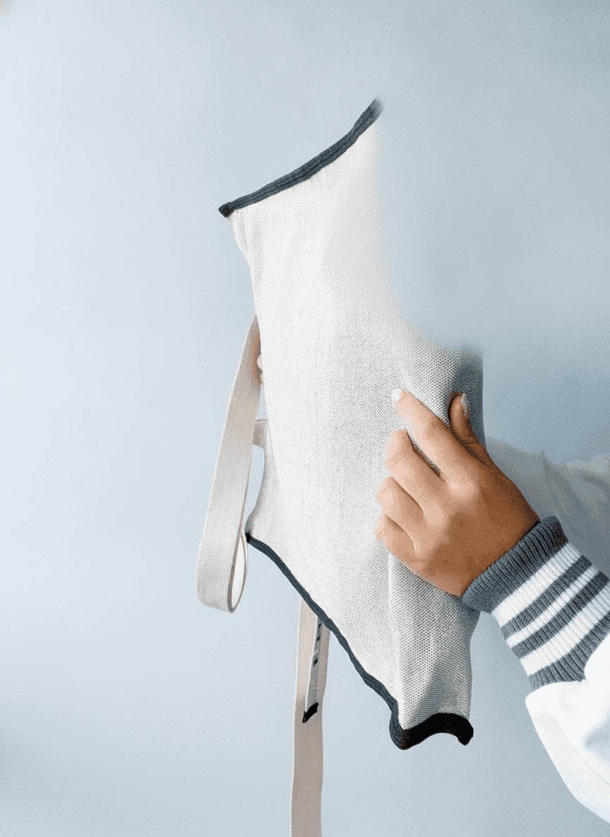 Canvas Tote Bag with Long Handles