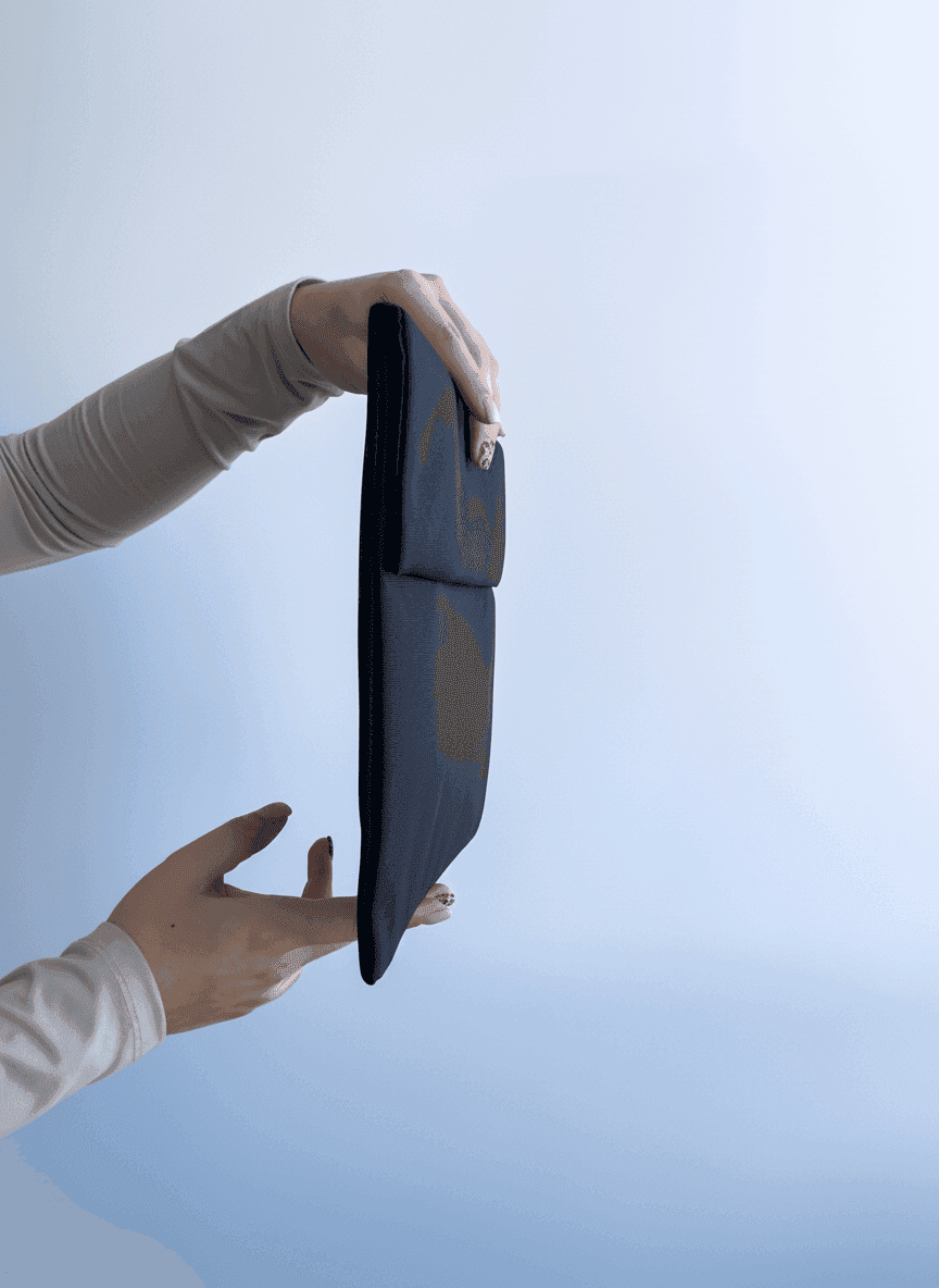 Плоский оксфордовий кейс з клапаном, водовідштовхувальний