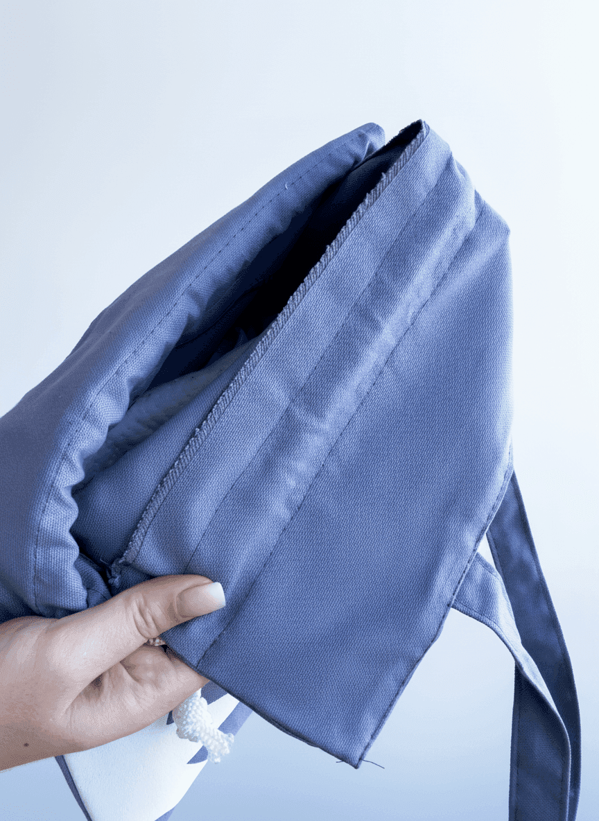 Шопер із бавовняної панами з подвійними ручками