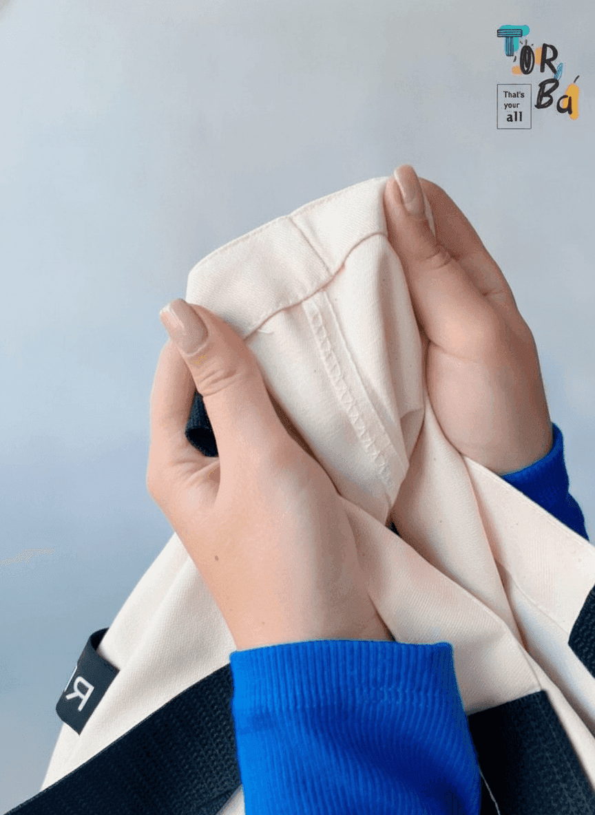 Midweight Tote Bag with Long Handle