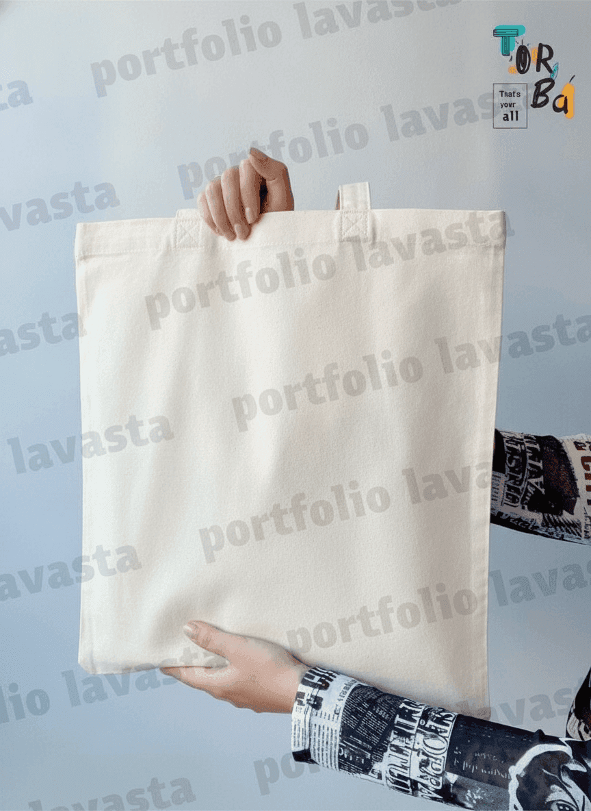 Oversized Lightweight Cotton Tote Bag
