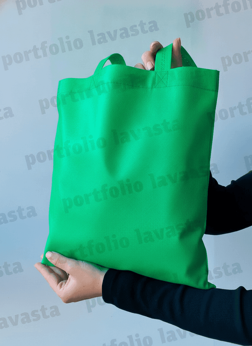 Green Spunbond Tote Bag
