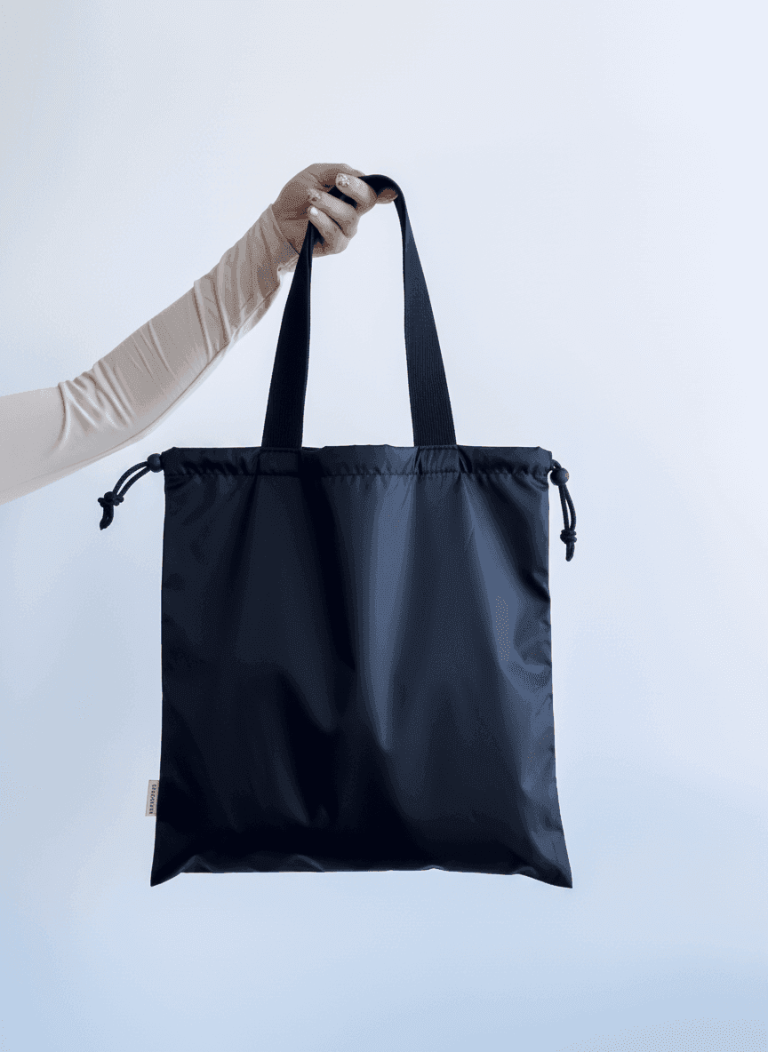 Вертикальный шопер из оксфорда на плечо для покупок