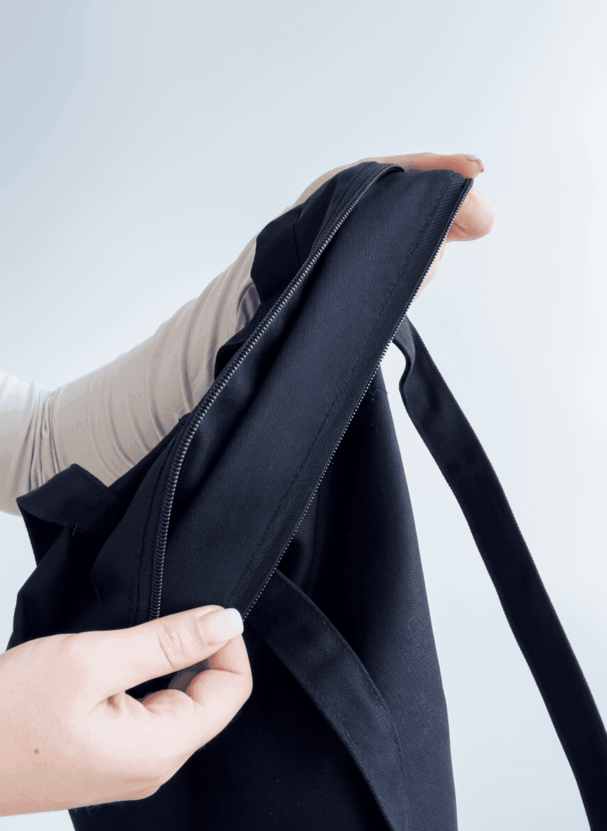 Книжный хлопковый шопер с плечевыми ручками для покупок