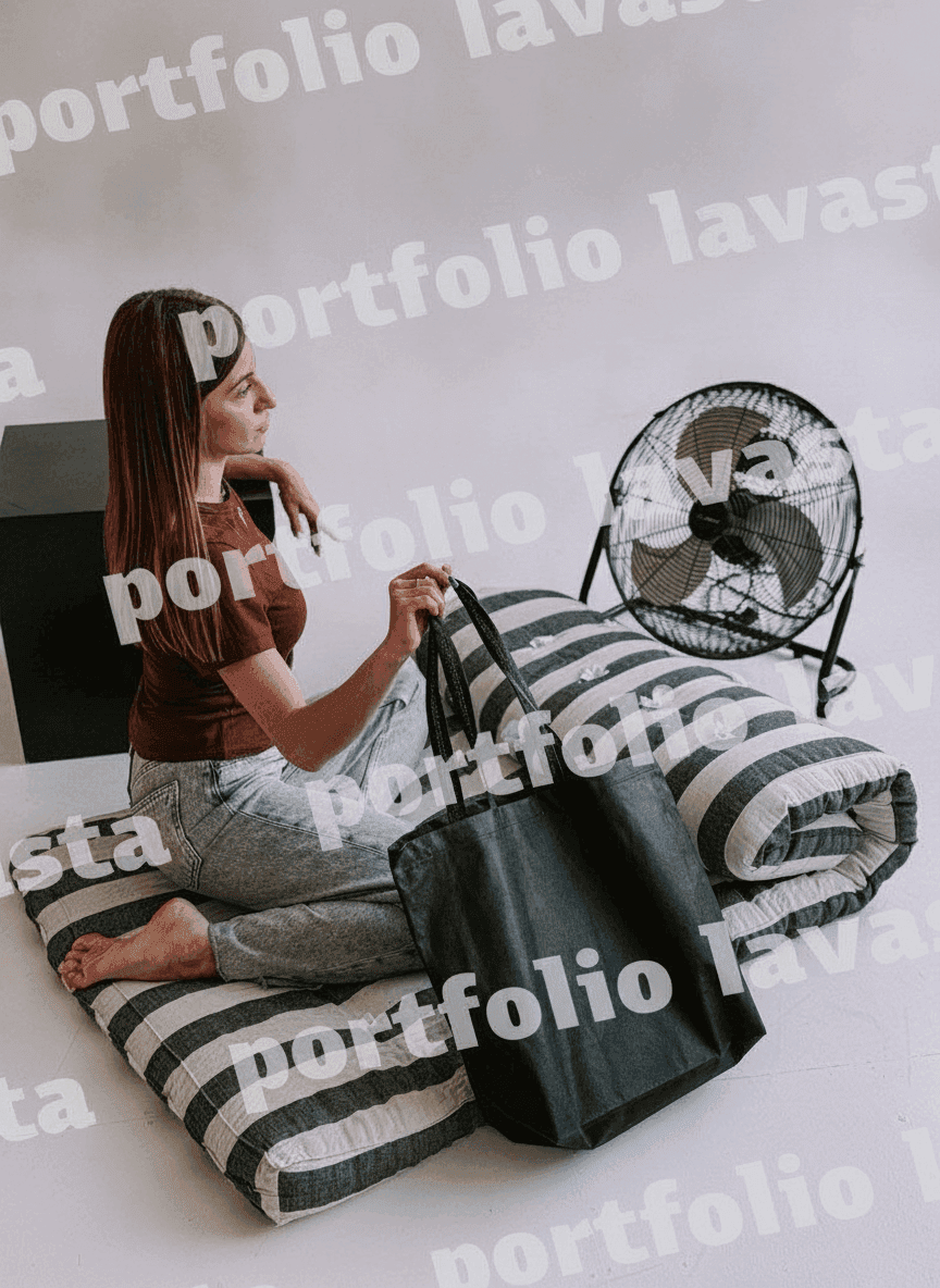 Lightweight Black Spunbond Tote Bag