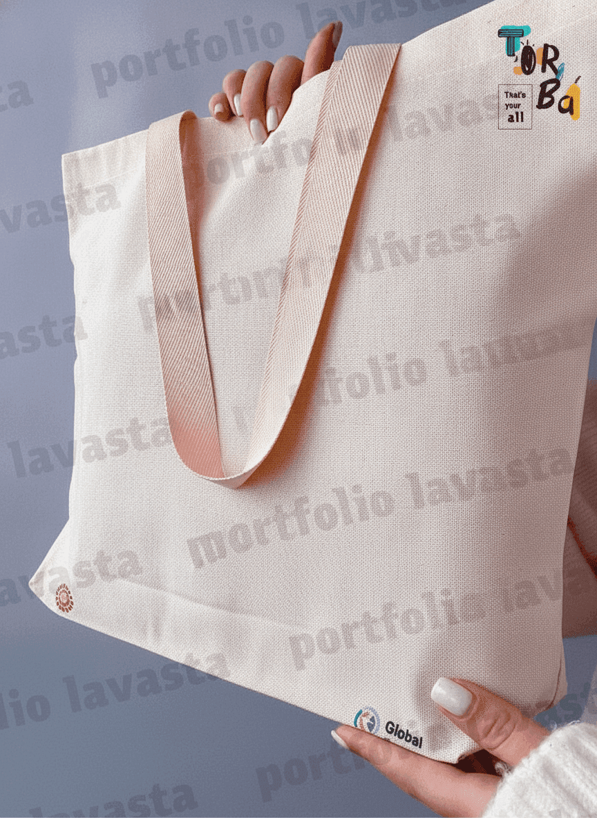 Medium-weight beach tote