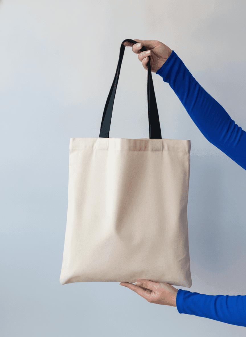 Midweight Tote Bag with Long Handle