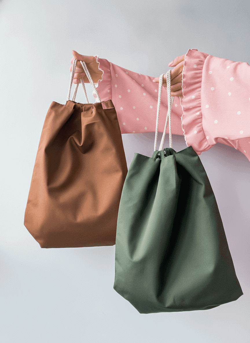 Mini Canvas Backpack Brown & Khaki