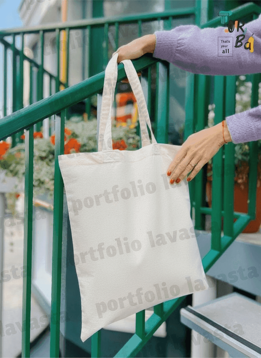 Oversized Lightweight Cotton Tote Bag