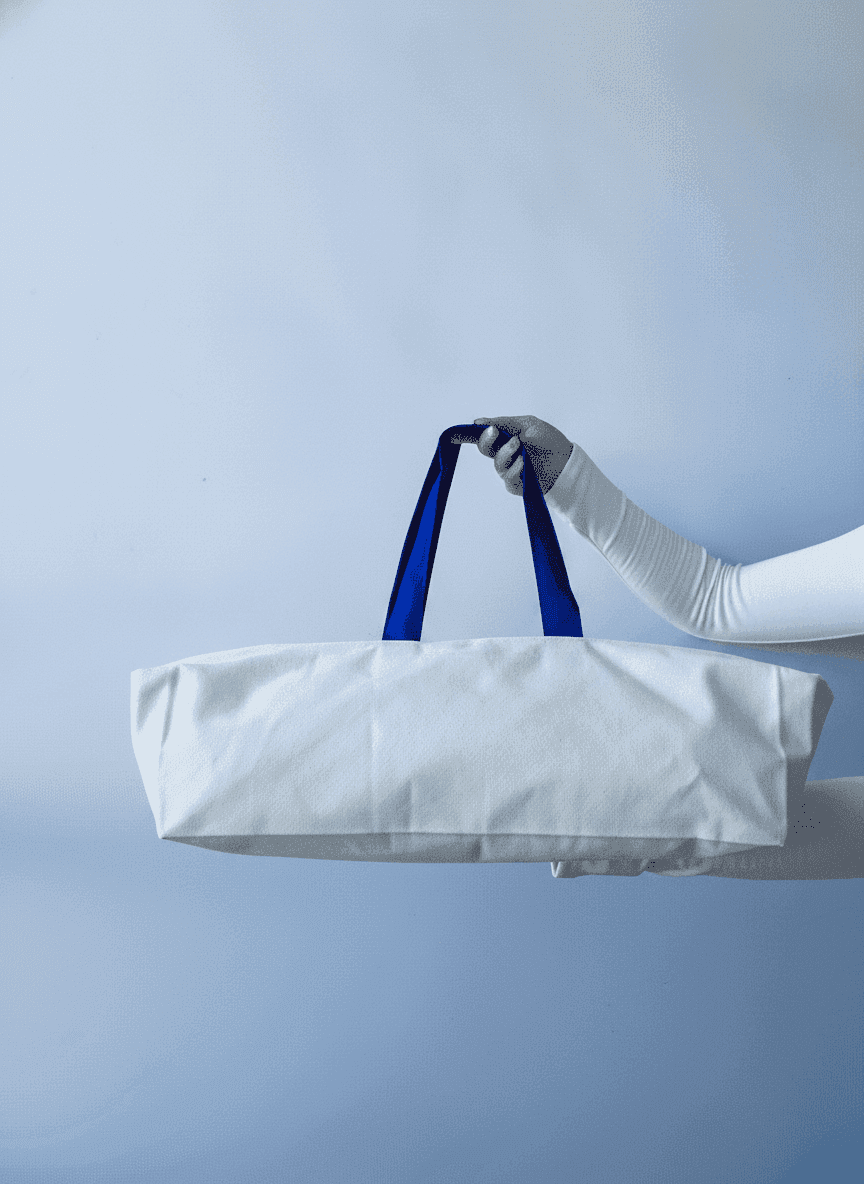 Cotton Twill Tote with Reinforced Bottom