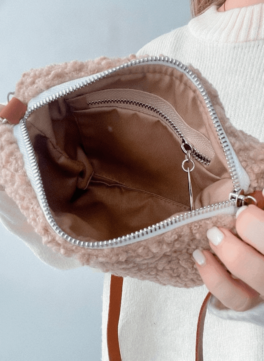 Shearling Pouch