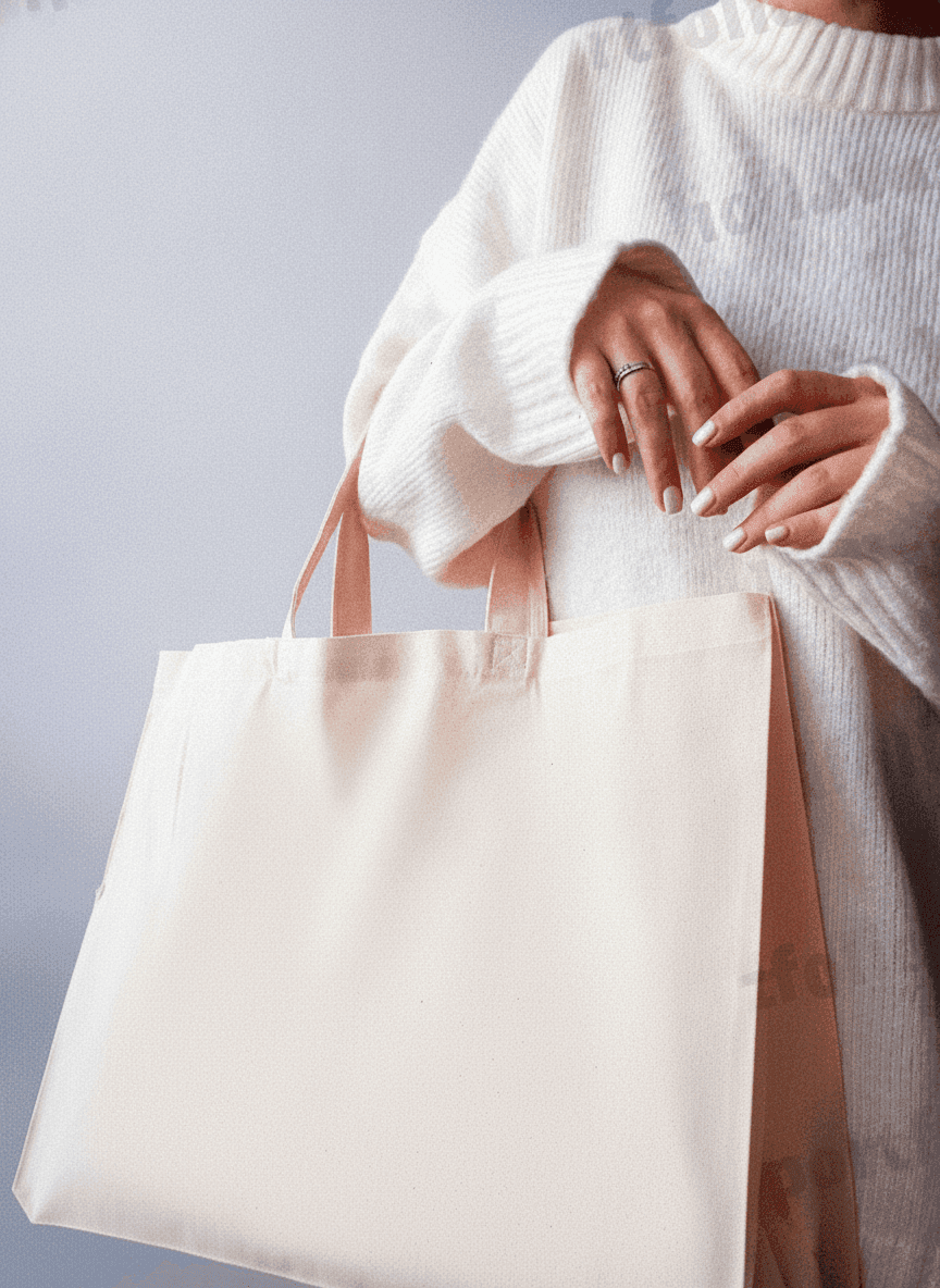 Oversized Midweight Tote Bag