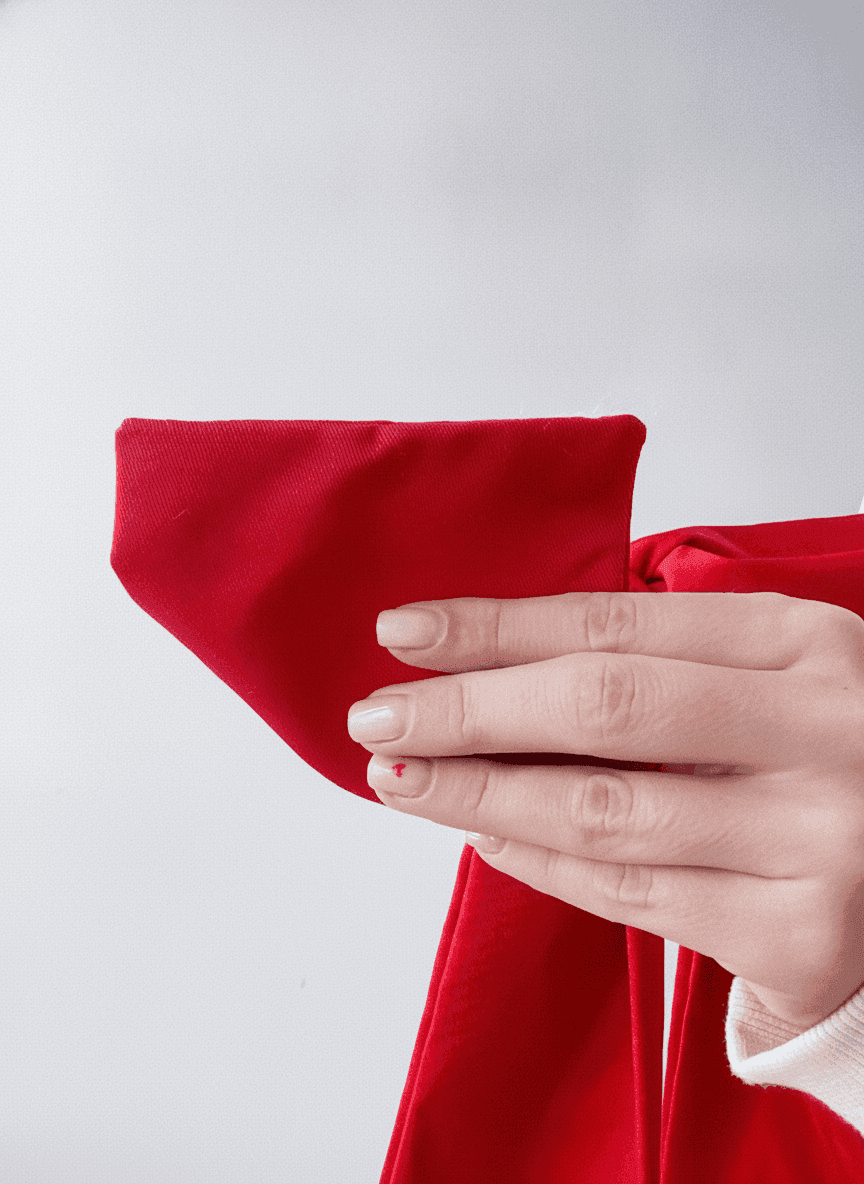 Light Tote Bag with Decorative Handles & Red Bow
