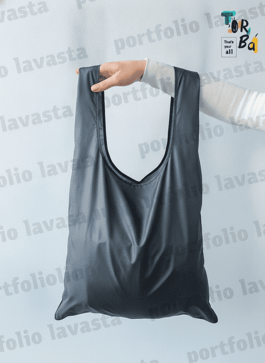 Waterproof Raincoat Fabric Tote Bag