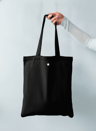 Printed Cotton Tote I Love Winter