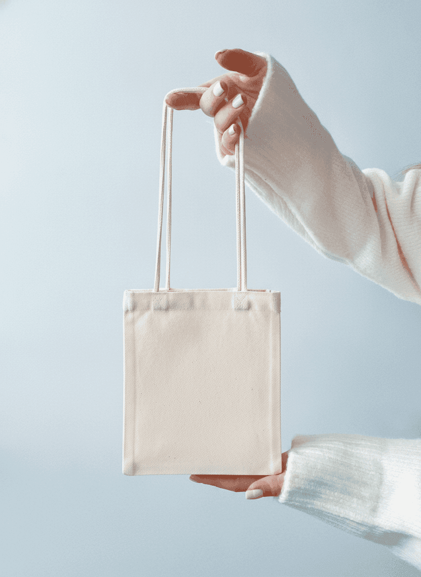 Small Heavyweight Cotton Tote Bag