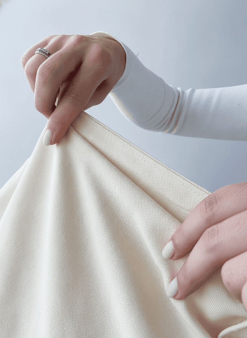 Minimalist Natural Fabric Tote Bag