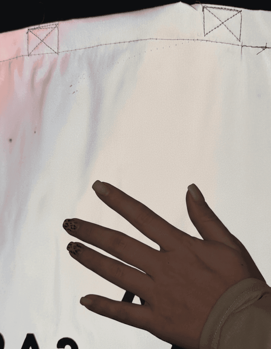 Шопер з водовідштовхувальної плащівки на плече для покупок