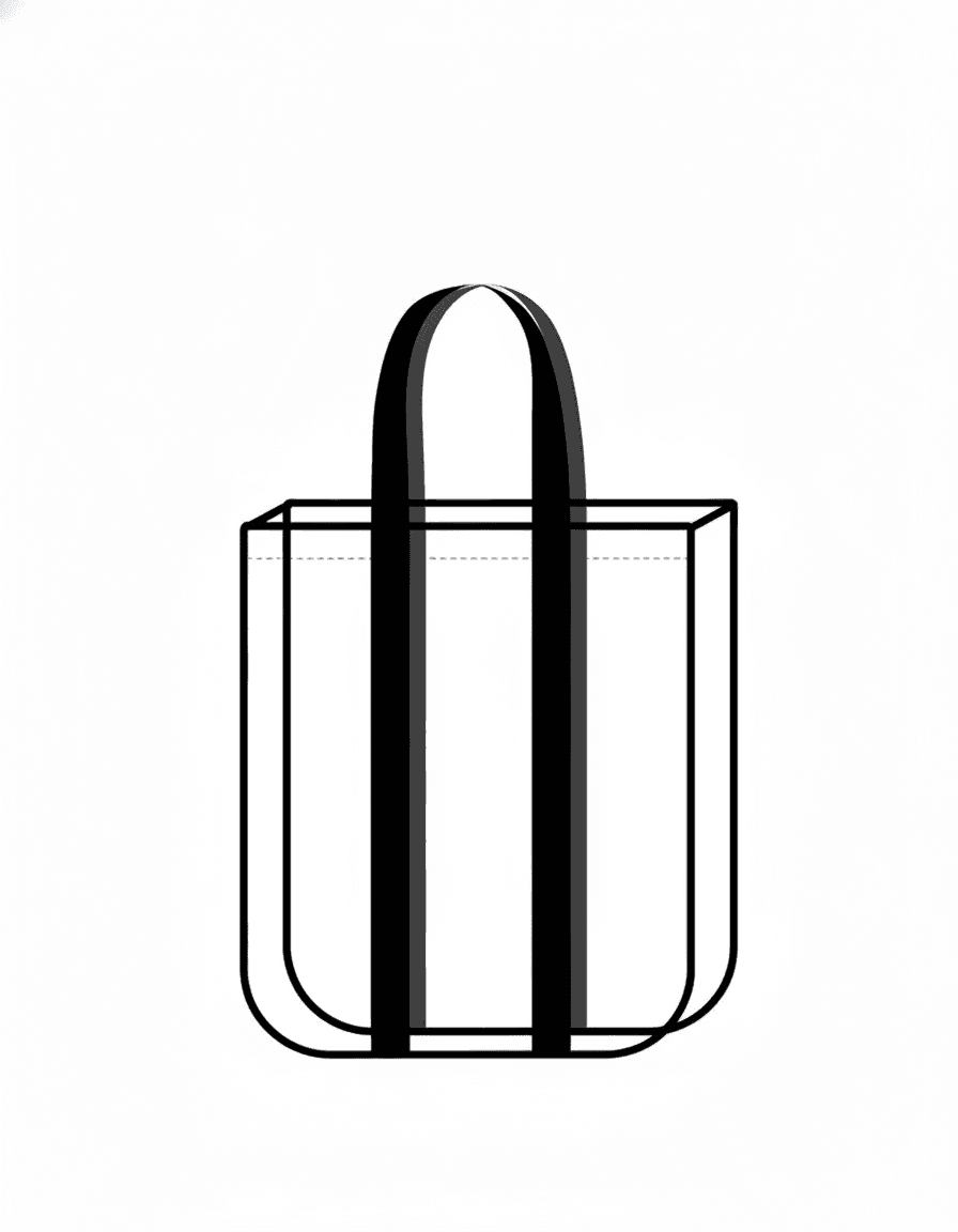 Waterproof Silicone Tote Bag for Beach and City