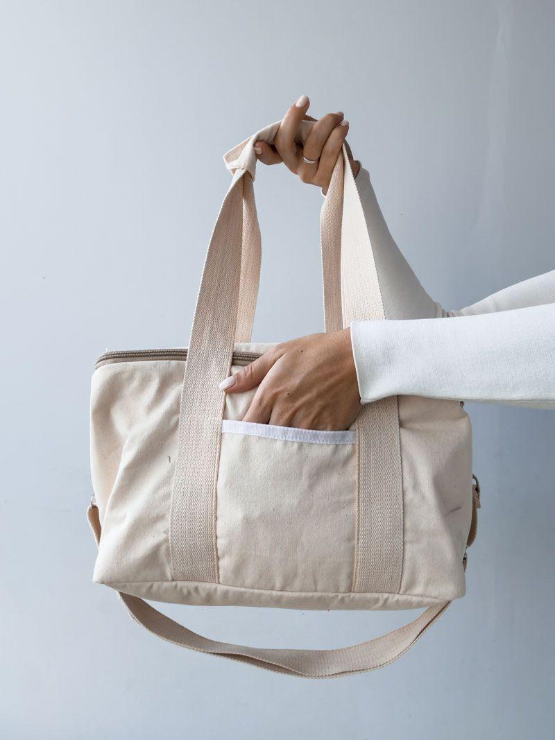 Термосумка для еды под сублимацию — большой ланчбокс с теплоизоляцией без печати Размер: 38см х 40смх 12см