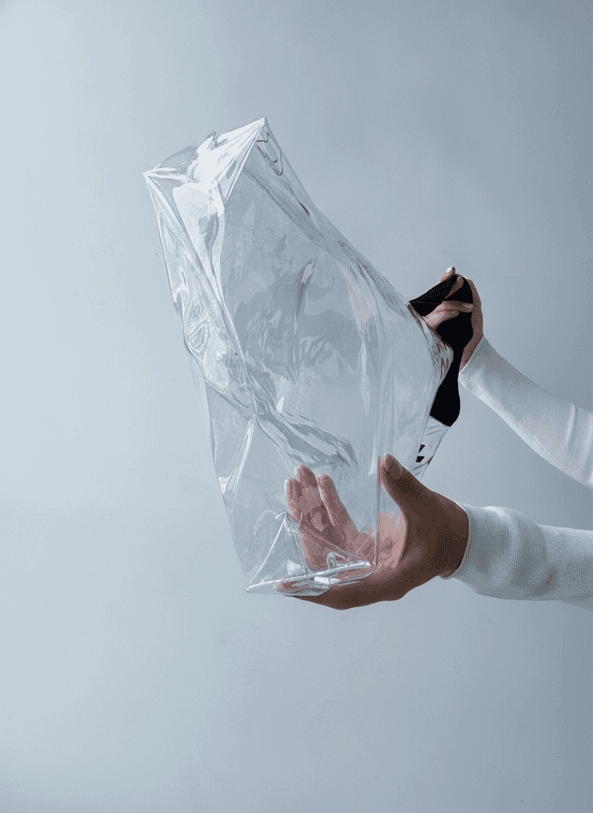 Waterproof Clear PVC Tote Bag
