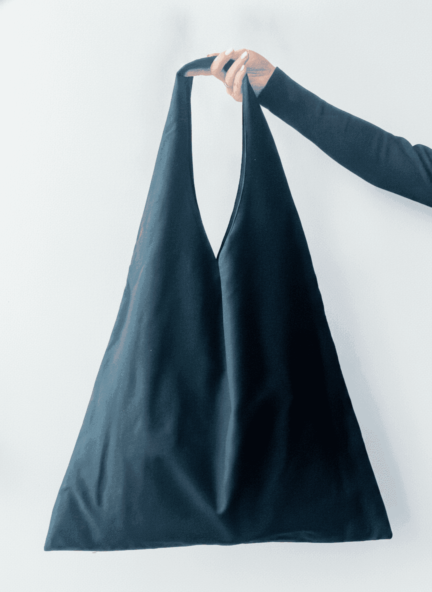 Large Double-Layer Cotton Tote Bag