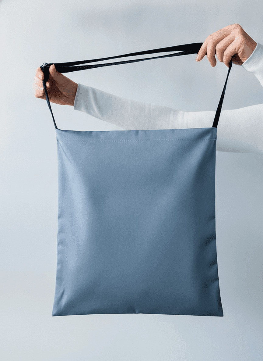 Lava Gray Tote Bag with Adjustable Strap
